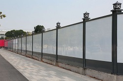 愛護建筑施工圍擋：讓每一個圍擋都成為風景。