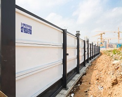 新型裝配式圍擋，推進城市形態(tài)建設